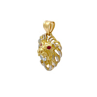 Lion Head CZ Pendant (14K) Popular Jewelry New York