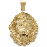 Lion Head Pendant (14K) Popular Jewelry New York