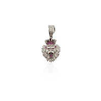 Lion King Head CZ Pendant (Silver) New York Popular Jewelry