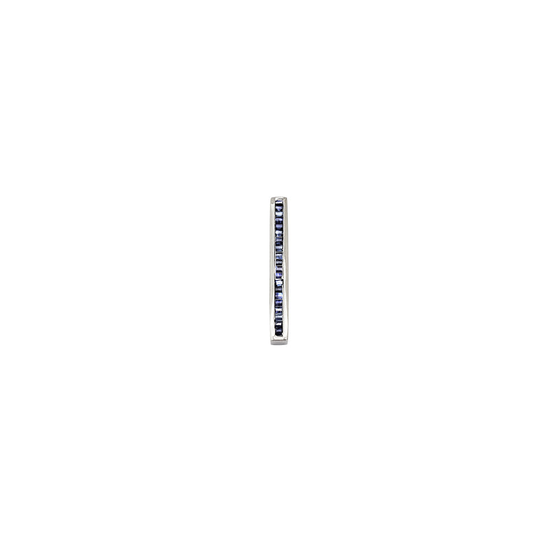 Long Stick CZ Pendant (14K)