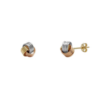 Love Knot Quadra Thread Stud Earrings (14K) Popular Jewelry New York
