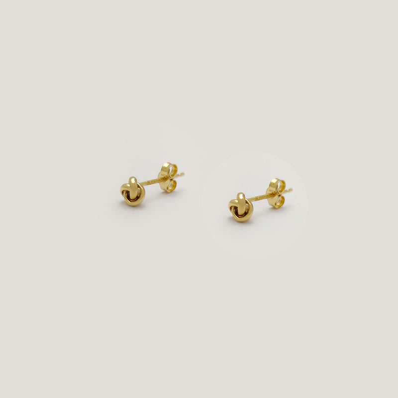Love Knot Stud Earrings (10K) Popular Jewelry New York