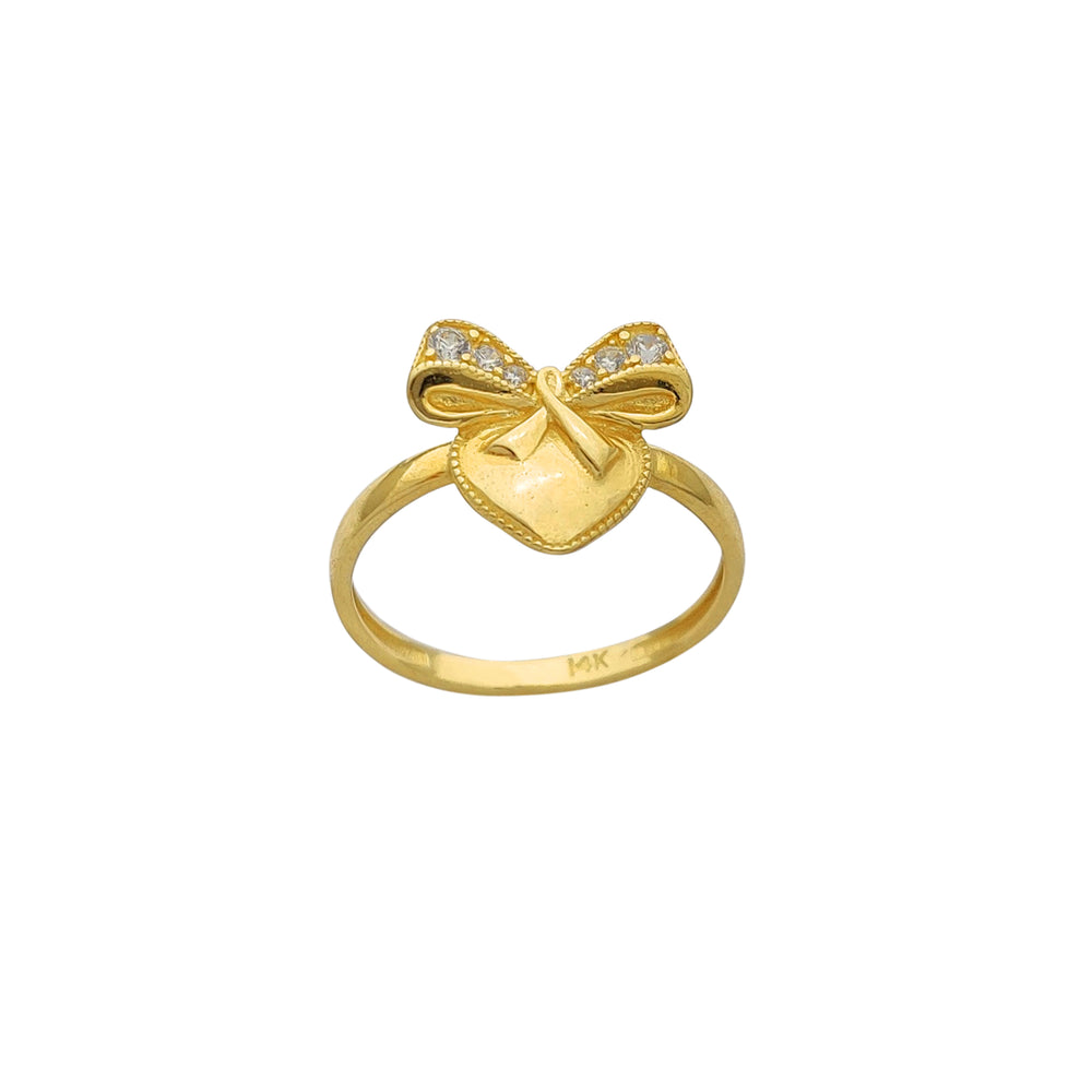 Love Ribbon Ring (14K) Popular Jewelry New York