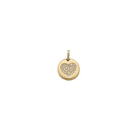 Love & Heart (2-Sided) Medallion Pendant (14K) Popular Jewelry New York