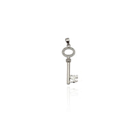 "Love" Key CZ pendant (kumush) Nyu-York Popular Jewelry