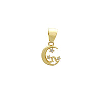 Lovely Crescent Moon Pendant (14K) Popular Jewelry New York