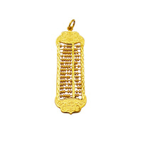 Lucky Abacus Pendant (24K)