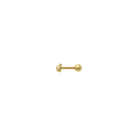 Zirconia Three-Stars Ear Piercing (14K)