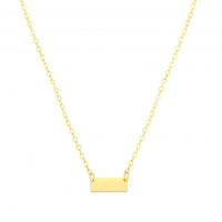 Mini Bar Necklace (14K)