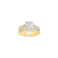 Diamond Cluster Two-Piece-Set Engagement Ring (14K)