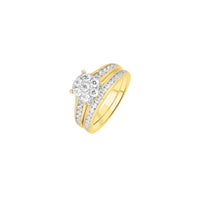 Diamond Cluster Two-Piece-Set Engagement Ring (14K)