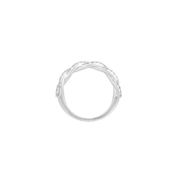 Diamond Interlocking Braided Band Ring (14K)