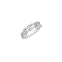 Diamond Interlocking Braided Band Ring (14K)
