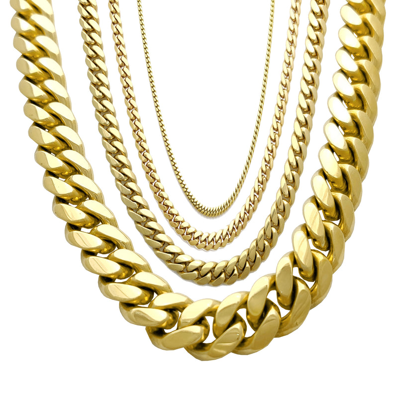 Solid Miami-Cuban Link Chain (14K) - Main Image