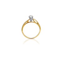 Marquise nişan almaz halqası (14K) Popular Jewelry New York