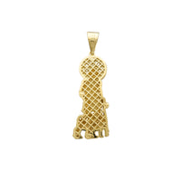 Mesh-Back Saint Lazarus Pendant (14K) Popular Jewelry New York