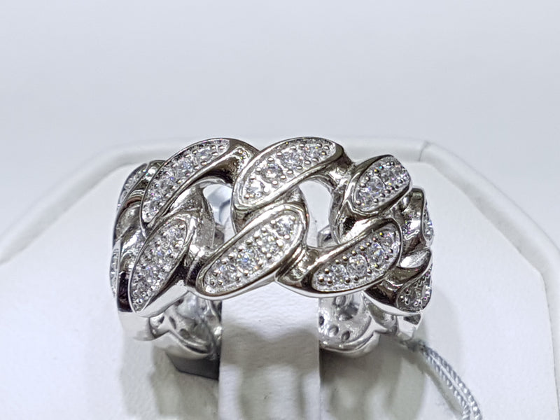 North Cuban - 18k Gold Diamond Ring