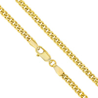 Hollow Miami Cuban Anklet Bracelet (14K).