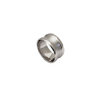 Middle Curve Band Ring (Silver)