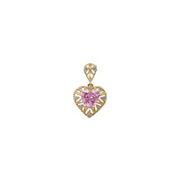 මිලිග්‍රේන්ට් හෘද ගල් පෙන්ඩන්ට් (14 කේ) Popular Jewelry නිව් යෝර්ක්