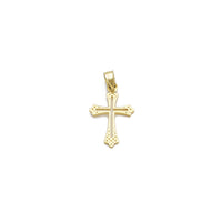 Mini Cross Pendant Polish-Pointed Pendant (14K) Popular Jewelry New York