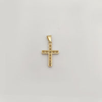 Mini Diamond Xaç asma (14K) Popular Jewelry New York