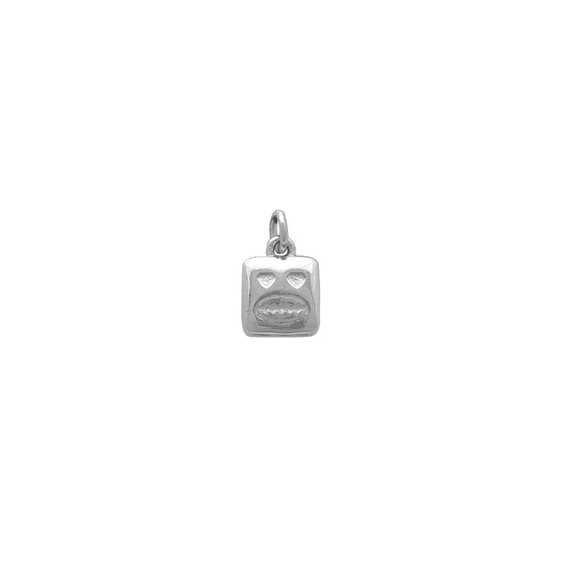 Mini Robot Face Emoji (Silver) Popular Jewelry New York