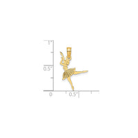 Miniature Ballerina Pendant (14K) Popular Jewelry New York