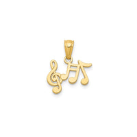 Multi Music Notes Pendant (14K)