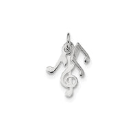 Multi Music Notes Pendant (Silver)