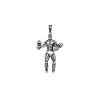 Muscle Builder Pendant (Silver)