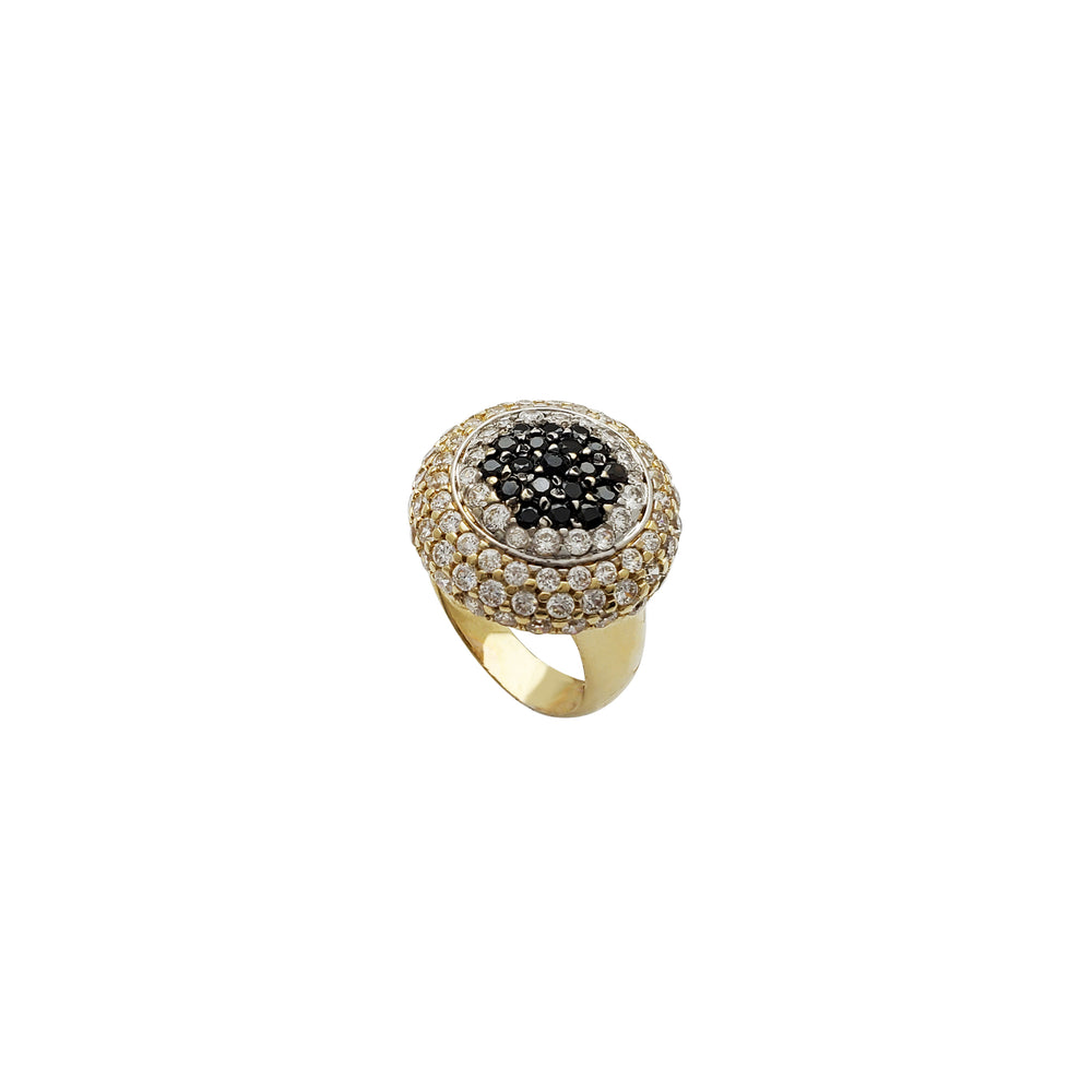 Mushroom CZ Ring (14K)