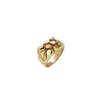 Rectangle Nugget Ring (14K)