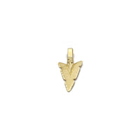 Arrowhead Pendant (14K) 14 Karat Yellow Gold, Diamond Cut Popular Jewelry New YorkArrowhead Pendant (14K) front - Popular Jewelry - New York