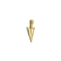Arrowhead Pendant (14K) side 2 - Popular Jewelry - New York