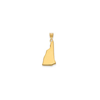 Plain New Hampshire State Pendant (14K)