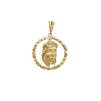 Nugget Style Jesus Head Medallion Pendant (14K)  Popular Jewelry New York
