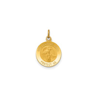 Circle Our Guardian Angel Pendant (14K)