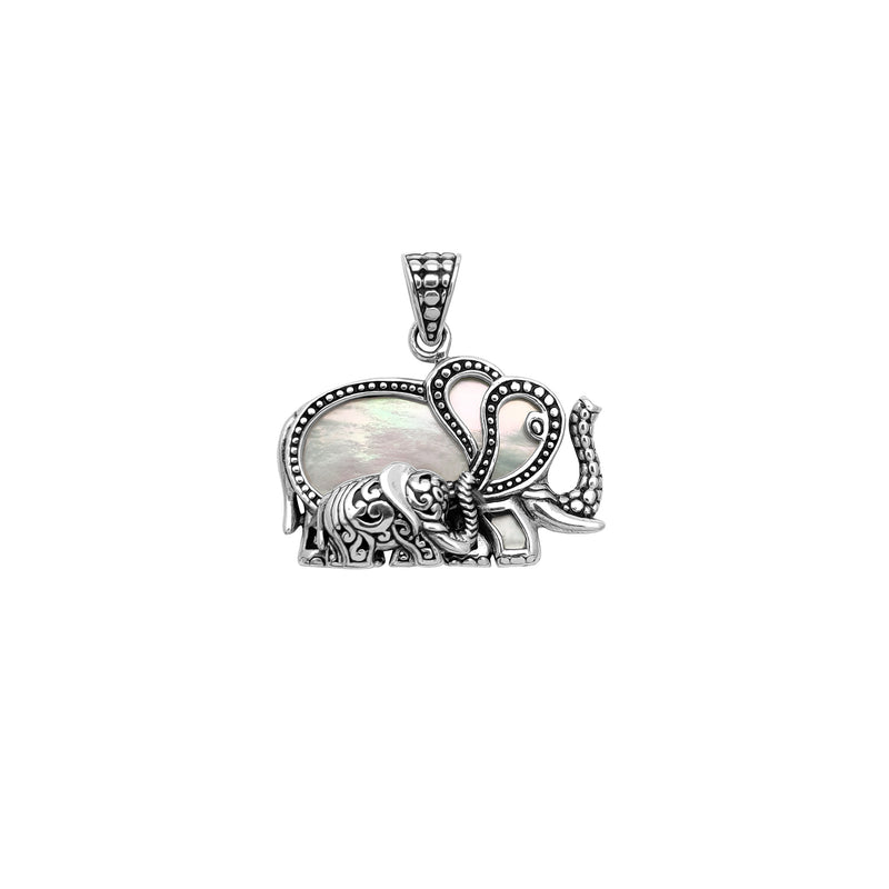 Opal Celtic Elephant Pendant (Silver) Popular Jewelry New York