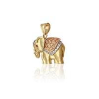 Privjesak s ukrasnim slonom (14K) Popular Jewelry New York
