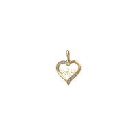 Obrysový přívěsek na srdeční rytmus (14K) Popular Jewelry New York