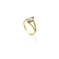 Gilaraw ang Marquise CZ Ring (14K) Popular Jewelry Bag-ong York