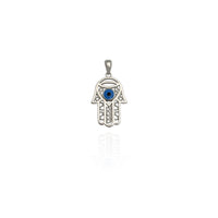 Outlined Hamsa Hand Pendant (Silver) New York Popular Jewelry