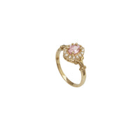 Oval CZ Ring (14K)