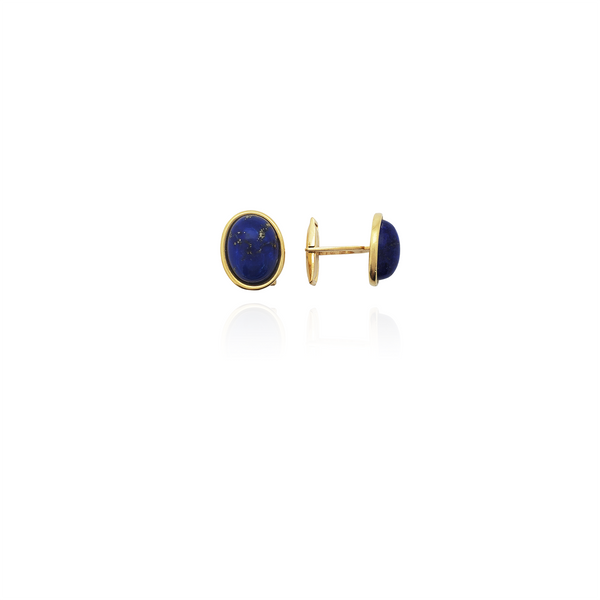 Oval Lupis Cuff Link (14K)