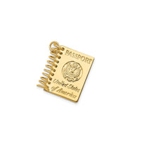 Passport Open Charm (14K)