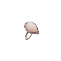 Teardrop Design Ring (Silver)