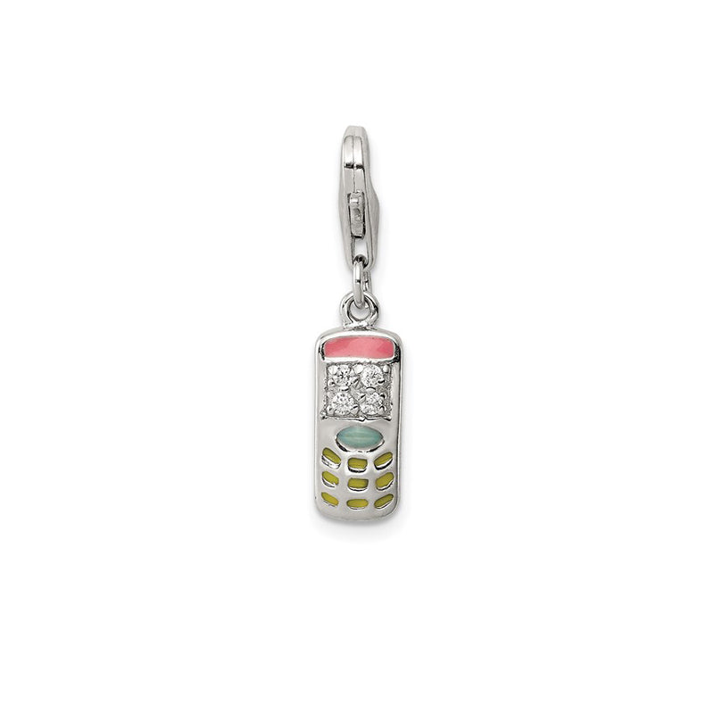 Cell Phone Charm (Silver)