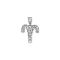 Diamond Aries Zodiac Sign Pendant (14K)