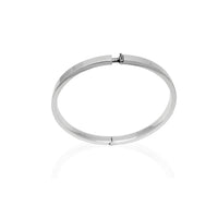 Plain Bangle Silver Bracelet (925) Sterling Silver-Popular Jewelry New York